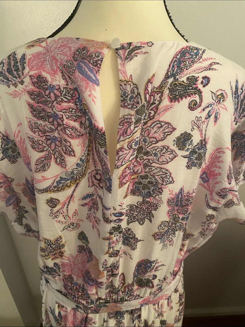 Lane Bryant size 18 maxi dress. Tie waist - Picture 5 of 8